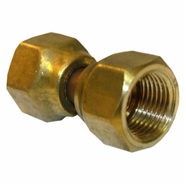 Wood Products Manufacturers 0.375 in. Brass Female Flare Swivel, 6PK 207960 - main